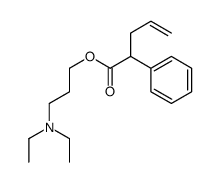 3-(Diethylamino)propyl 2-phenyl-4-pentenoate Structure