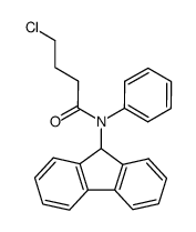 9-[N-(chloropropionyl)-N-phenylamino]fluorene Structure