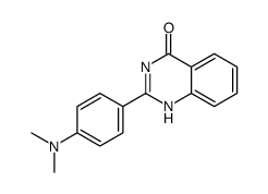 2-[4-(dimethylamino)phenyl]-1H-quinazolin-4-one Structure