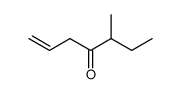 5-methyl-1-hepten-4-one结构式