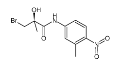 (2R)-3-bromo-2-hydroxy-2-methyl-N-(3-methyl-4-nitrophenyl)propionamide Structure