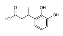 3-(2,3-dihydroxyphenyl)butyric acid结构式