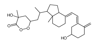 25-hydroxyvitamin D3-26,23-peroxylactone结构式