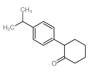 2-(4-propan-2-ylphenyl)cyclohexan-1-one结构式