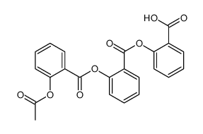 2-[[2-(Acetyloxy)benzoyl]oxy]benzoic acid 2-Carboxyphenyl Ester structure