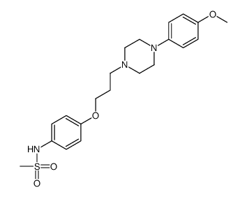 N-[4-[3-[4-(4-methoxyphenyl)piperazin-1-yl]propoxy]phenyl]methanesulfonamide Structure