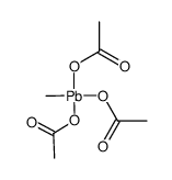 methylplumbanetriyl triacetate Structure