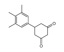 5-(3,4,5-trimethylphenyl)cyclohexane-1,3-dione Structure