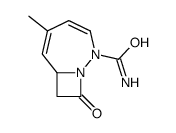 5-methyl-9-oxo-1,2-diazabicyclo[5.2.0]nona-3,5-diene-2-carboxamide Structure