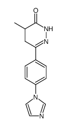 6-(4-Imidazol-1-yl-phenyl)-4-methyl-4,5-dihydro-2H-pyridazin-3-one结构式