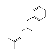 N-benzyl-N,3-dimethylbut-2-en-1-amine Structure