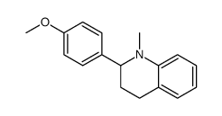 2-(4-methoxyphenyl)-1-methyl-3,4-dihydro-2H-quinoline结构式