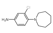 4-(azepan-1-yl)-3-chloroaniline structure