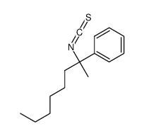 2-isothiocyanatooctan-2-ylbenzene Structure