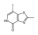 7-Iodo-2-methyl-5H-thiazolo[4,5-c]pyridin-4-one结构式