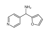 1-(2-Furyl)-1-(4-pyridinyl)methanamine结构式