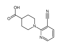 1-(3-Cyanopyridin-2-yl)piperidine-4-carboxylic acid structure