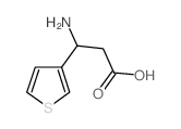 3-AMINO-3-(THIOPHEN-3-YL)PROPANOIC ACID Structure