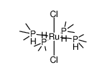 trans-dichlorotetrakis(trimethylphosphine)ruthenium(II) Structure