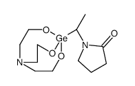 1-[1-(4,6,11-trioxa-1-aza-5-germabicyclo[3.3.3]undecan-5-yl)ethyl]pyrrolidin-2-one结构式