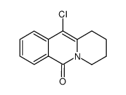 1,2,3,4-Tetrahydro-11-chlor-benzochinolizin-6-on Structure