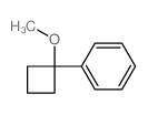 Benzene,(1-methoxycyclobutyl)-结构式