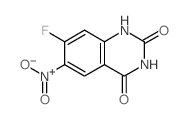 7-Fluoro-6-nitroquinazoline-2,4(1H,3H)-dione structure