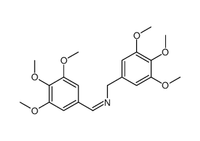 N-(3,4,5-Trimethoxybenzylidine)-3,4,5-trimethoxybenzylamine结构式