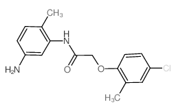 N-(5-Amino-2-methylphenyl)-2-(4-chloro-2-methylphenoxy)acetamide Structure