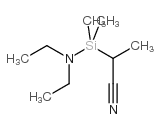 1-CYANOETHYL(DIETHYLAMINO)DIMETHYLSILANE Structure