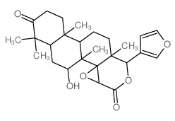 Oxireno[c]phenanthro[1,2-d]pyran-3,8(3aH,4bH)-dione,1-(3-furanyl)dodecahydro-5-hydroxy-4b,7,7,10a,12a-pentamethyl-,(1S,3aS,4aR,4bS,5R,6aR,10aR,10bR,12aS)- structure