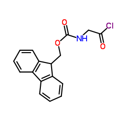 Fmoc-Gly-Cl Structure