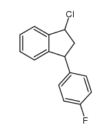 1-chloro-4-(4-flurophenyl)indan结构式