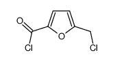 2-Furancarbonyl chloride, 5-(chloromethyl)- (9CI) Structure