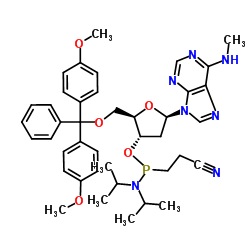 N6-Methyl-dA phosphoramidite Structure