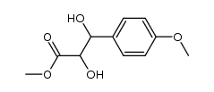 methyl 2,3-dihydroxy-3-(4-methoxyphenyl)propanoate Structure