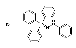 1-phenyl-2-(triphenylphosphoranylidene)hydrazine hydrochloride结构式