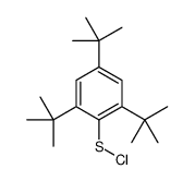 (2,4,6-tritert-butylphenyl) thiohypochlorite结构式