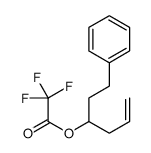 1-phenylhex-5-en-3-yl 2,2,2-trifluoroacetate结构式