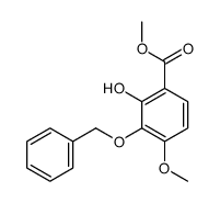 methyl 2-hydroxy-4-methoxy-3-phenylmethoxybenzoate Structure