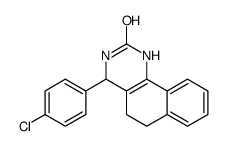 4-(4-chlorophenyl)-3,4,5,6-tetrahydro-1H-benzo[h]quinazolin-2-one Structure