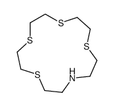 1,4,7,10-Tetrathia-13-azacyclopentadecane结构式