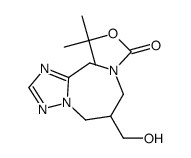 5-Hydroxymethyl-5,6-dihydro-4H,8H-1,3,3a,7-tetraaza-azulene-7-carboxylicacidtert-butylester Structure