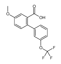 5-methoxy-2-[3-(trifluoromethoxy)phenyl]benzoic acid Structure