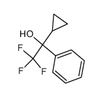 1-cyclopropyl-1-phenyl-2,2,2-trifluoroethanol Structure