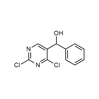 (2,4-二氯嘧啶-5-基)(苯基)甲醇结构式