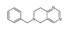 6-Benzyl-5,6,7,8-tetrahydro-pyrido[4,3-d]pyrimidine structure