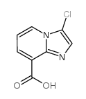 3-氯咪唑[1,2-A]吡啶-8-羧酸结构式