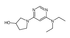 1-(6-Diethylamino-pyrimidin-4-yl)-pyrrolidin-3-ol structure