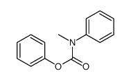 N-Methylcarbanilic acid phenyl ester Structure